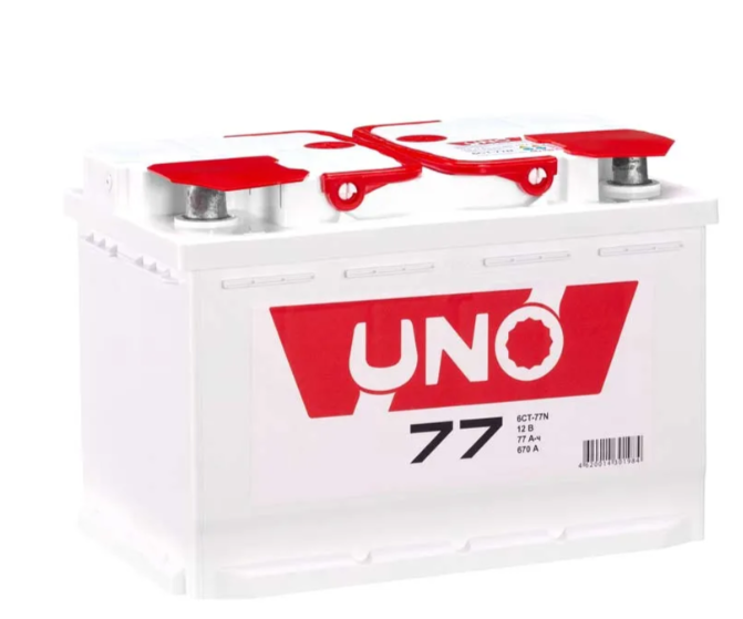 Акумулятор автомобільнийUNO 6CT-77Ah АзЕ